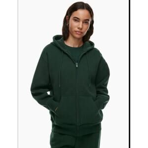 Women's Green Hoodie Sweater